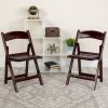 Mahogany Resign Chairs